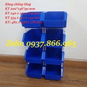 Bán sỉ khay vát đầu có khớp nối, khay có chân chống màu trắng, hộp n