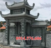 064 lăng thờ - miếu am củng kỳ đài - Cây hương đá lăng mộ Nam Định