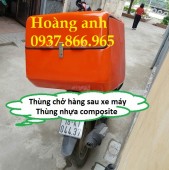 Sản xuất thùng chở hàng tại hà nội, thùng sau xe máy, thùng ship hàng