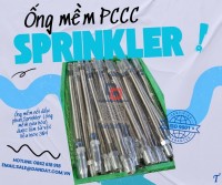 Dây mềm sprinkler PCCC, ống mềm nối đầu phun cứu hỏa, dây mềm chữa cháy