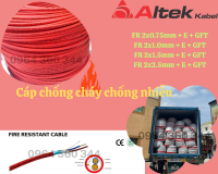 Dây báo cháy, chống cháy chống nhiễu 1Px1.5mm Altek Kabel