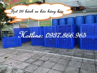 Sọt có bánh xe dùng kéo hàng trong xưởng may, Sọt chứa hàng, sọt có