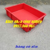 Thùng nhựa B9, thùng đặc, khay nhựa , khay công nghiệp cơ khí, khay nhựa