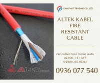 Cáp chống cháy chống nhiễu 2 x 2.5 + GFT - Altek Kabel