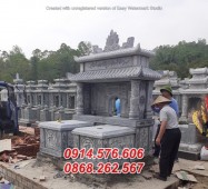 330 mộ đá ông bà bố mẹ gia đình đẹp bán Sơn La - hai mái