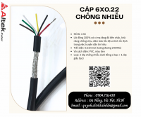 Cáp tín hiệu 6x0.22 chống nhiễu tại Hà Nội, Đà Nẵng, Sài Gòn