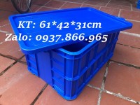 Tại đây bán thùng nhựa công nghiệp, thùng nhựa cao 31 có nắp đậy, khay