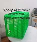 Sóng nhựa hở, sọt nhựa nguyên sinh, sóng nhựa cao 31, sóng công nghiệp