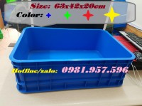 Khay linh kiện điện tử, thùng nhựa rộng 63cm, thùng đựng linh kiện