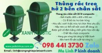Thùng rác treo chân sắt 55 lít composite