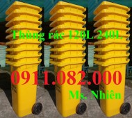 Chuyên sỉ thùng rác giá rẻ tại kiên giang, thùng rác 120l, 240l, 660l- lh 09110