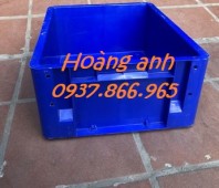 Phân phối thùng nhựa đặc có lỗ, thùng nhựa BL001, đơn vị cung cấp thù