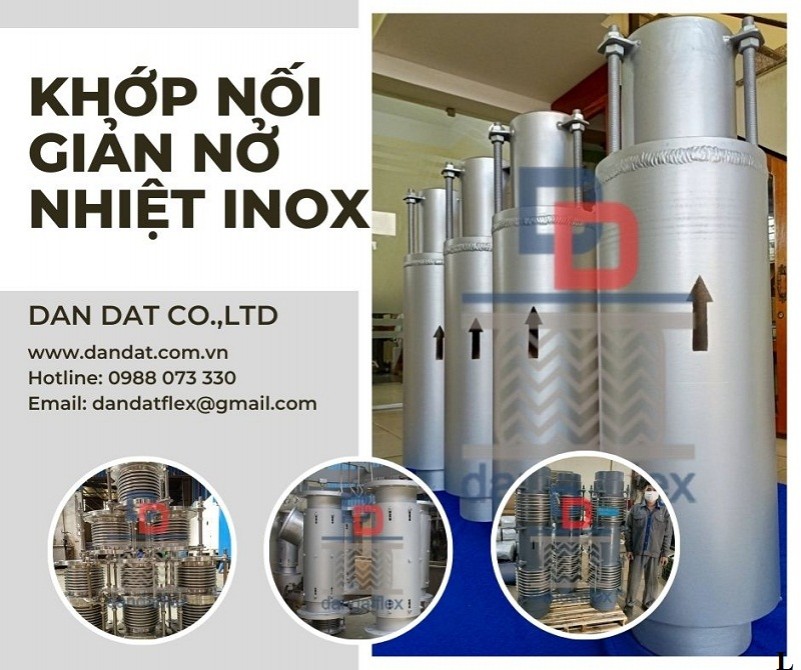 Khớp giãn nở nhiệt inox cung cấp bởi Dân Đạt