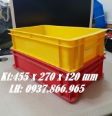 Sản phẩm thùng nhựa H120, thùng nhựa đặc đựng kim khí, thùng nhựa bí