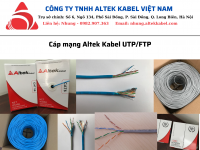 Cáp mạng Altek Kabel UTP/FTP truyền tín hiệu thông tin-khách hàng tin dùng