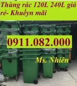 Chuyên sỉ lẻ thùng rác đạp chân, thùng nắp bật, thùng rác 120l 240l 660 giá rẻ-