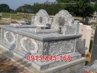 mẫu lăng mộ đá đôi đẹp bán thành phố Tuyên Quang