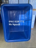 Tank nhựa - thùng nhựa chữ nhật 750 lít nuôi cá - 0963 838 772 Ms Nguyệt