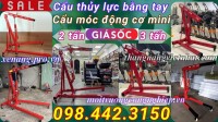 Cẩu thủy lực mini bằng tay