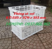 Sọt nhựa nguyên sinh, phân phối sọt nhựa toàn miền bắc, sọt màu trắng