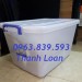 Thùng nhựa trắng 60l 80l 90l 120l đựng thực phẩm bền/ 0963.839.593 Ms.Loan