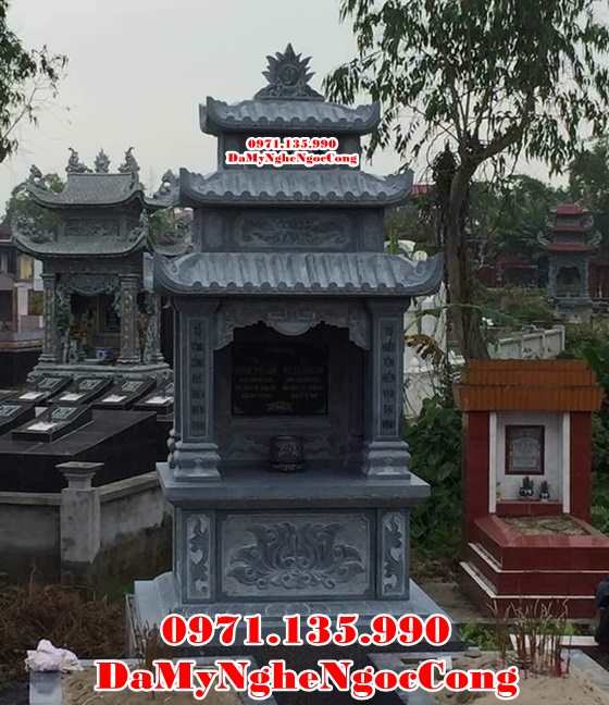 Đà Nẵng Mẫu lăng mộ đá nguyên khối đẹp bán tại Đà Nẵng - gia đình dòng họ-image-3