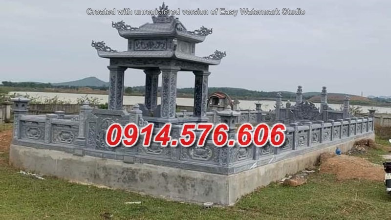836 Nghĩa trang bằng đá đẹp bán Cao Bằng, lăng mộ gia đình ông bà bố mẹ-image-5