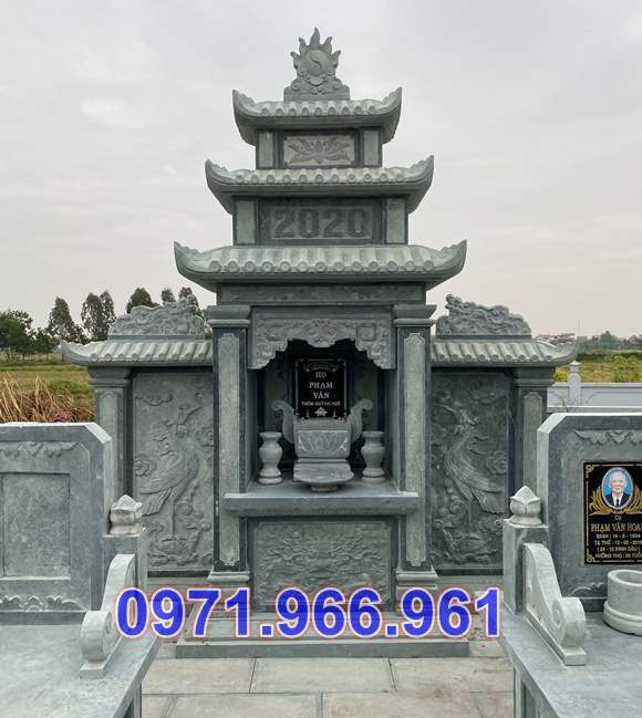 Mẫu lăng mộ gia đình đá đẹp bán tại thái nguyên - ông bà bố mẹ 32-image-3