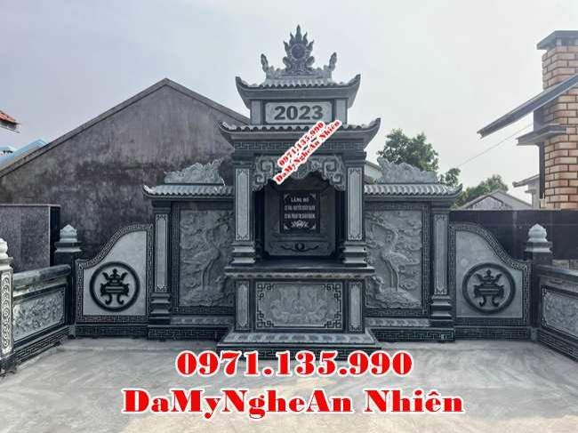 Quảng Ngãi Mẫu khuôn viên lăng mộ đá đẹp bán tại Quảng Ngãi - gia đình dòng họ-image-3