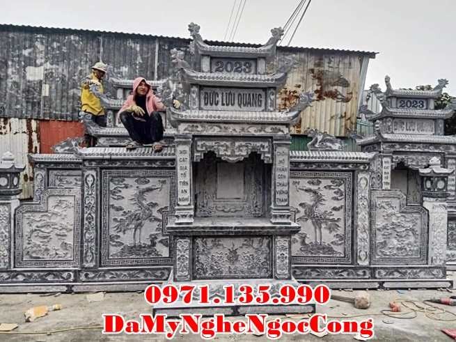 Quảng Ngãi Mẫu lăng mộ đá quây đẹp bán tại Quảng Ngãi - gia đình dòng họ-image-5