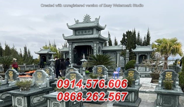 856 Nghĩa trang bằng đá đẹp bán Lâm Đồng, lăng mộ gia đình ông bà bố mẹ-image-5