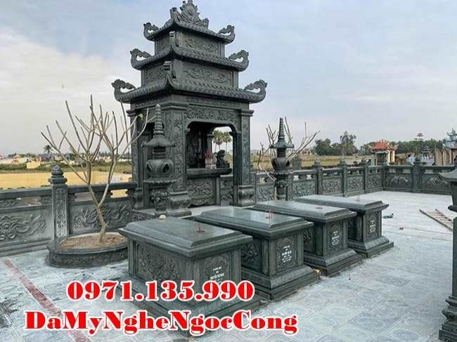 Quảng Ngãi Mẫu lăng mộ đá cao cấp đẹp bán tại Quảng Ngãi - gia đình dòng họ-image-5