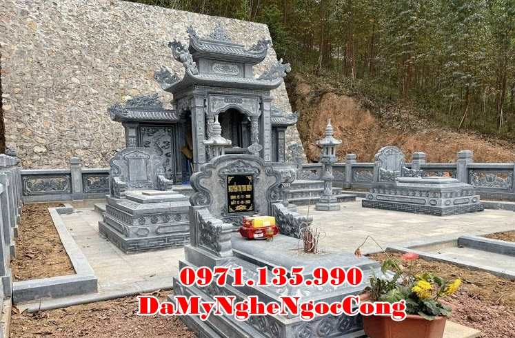 Đà Nẵng Mẫu khu lăng mộ bằng đá đẹp bán tại Đà Nẵng - gia đình dòng họ-image-3