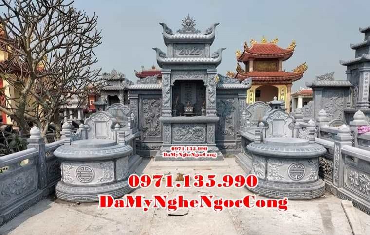 Quảng Ngãi Mẫu lăng mộ đá bố mẹ đẹp bán tại Quảng Ngãi - gia đình dòng họ-image-5