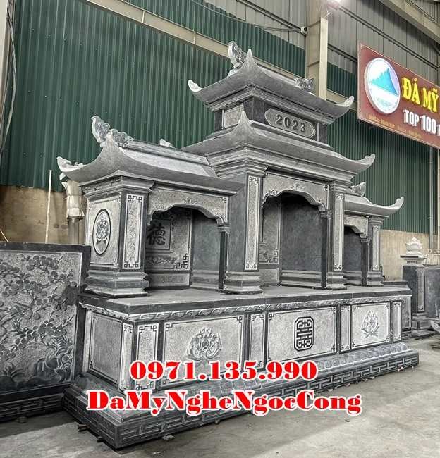 Khánh Hoà Mẫu lăng mộ đá song thân đẹp bán tại Khánh Hoà - gia đình dòng họ-image-5