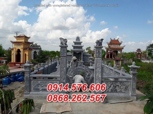 018 Nghĩa trang bằng đá đẹp bán tại Thái Nguyên, lăng mộ gia đình ông bà bố mẹ-image-3