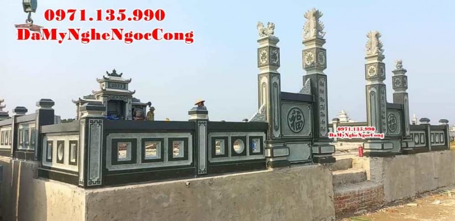 Quảng Ngãi Mẫu lăng mộ đá bố mẹ đẹp bán tại Quảng Ngãi - gia đình dòng họ-image-2