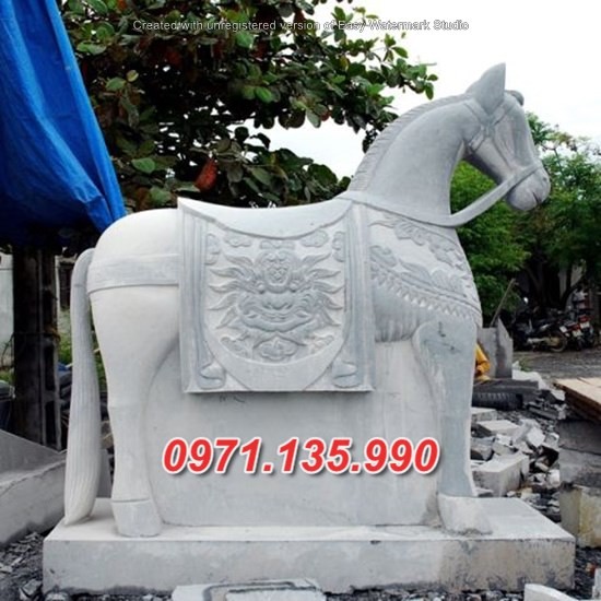 mẫu tượng con ngựa bằng đá đẹp bán long an-image-5