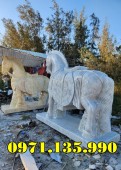 mẫu tượng con ngựa bằng đá đẹp bán tiền giang