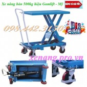 Xe nâng bàn 300kg, xe nâng bàn 500kg hiệu Gamlift - Mỹ xả hàng giá gốc