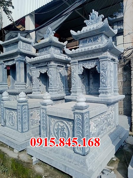 mẫu mộ đá gia tộc tổ tiên bán đồng nai, mộ đá đôi đơn giản 3253-image-3