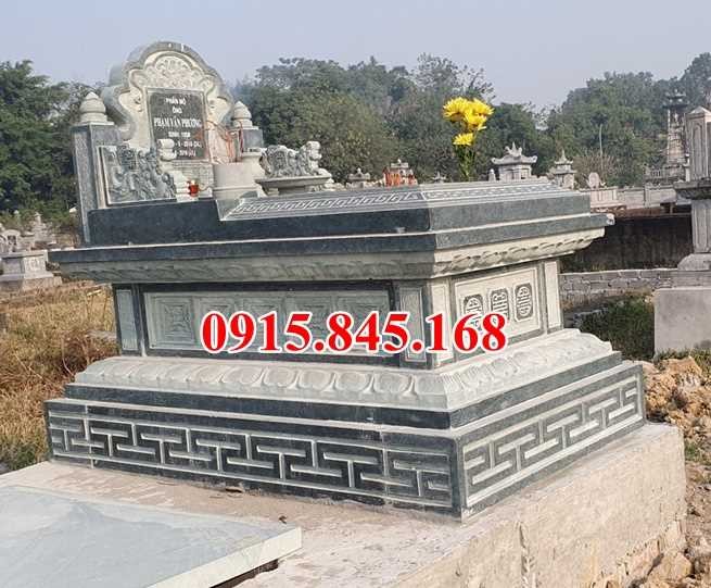 mẫu mộ đá gia tộc tổ tiên bán đồng nai, mộ đá đôi đơn giản 3253-image-2