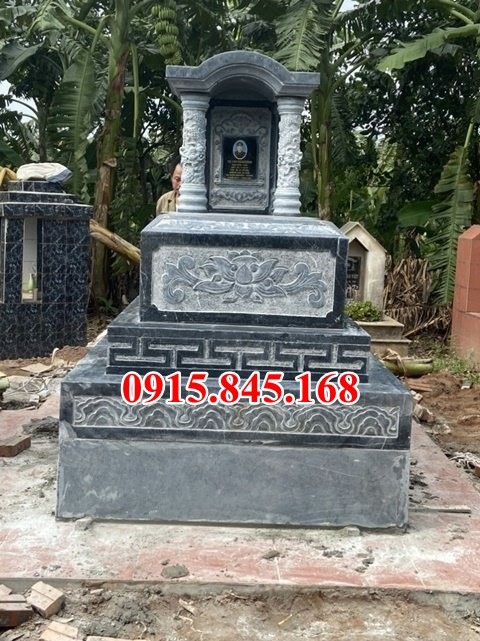 mẫu mộ đá cao cấp bán tiền giang, mộ đá đôi đơn giản 1422-image-5