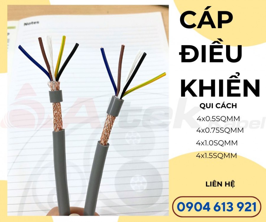 Cáp điều khiển RVV/RVVP 4x0.5mm Altek Kabel Đà Nẵng, HCM, Hà Nội-image-5, Phân Phối Dây Cáp