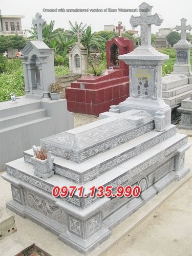 Hải Phòng Giá Bán Mẫu mộ đá công giáo đẹp bán tại Hải Phòng - Lăng mộ đạo-image-5