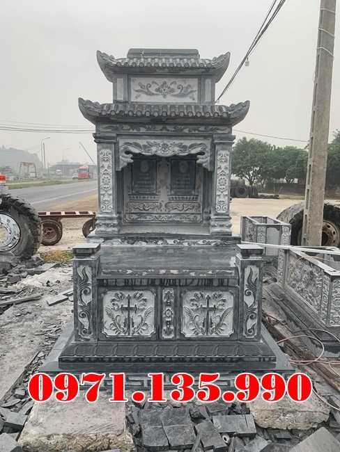 Quảng Ninh Mẫu mộ đá ông bà công giáo đẹp bán tại Quảng Ninh - Lăng mộ đạo-image-5