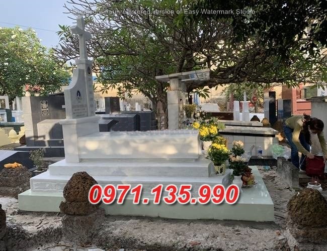 Hải Phòng Mẫu mộ đá nguyên khối công giáo đẹp bán tại Hải Phòng - Lăng mộ đạo-image-2