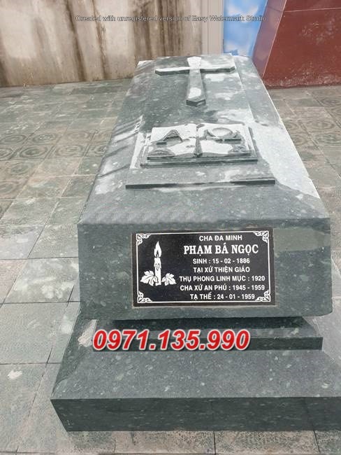 Hải Phòng Mẫu mộ đá cao cấp công giáo đẹp bán tại Hải Phòng - Lăng mộ đạo-image-2