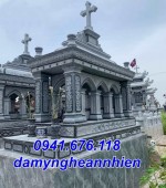 Quảng Ninh Làm Mẫu mộ đá công giáo đẹp bán tại Quảng Ninh - Lăng mộ đạo