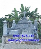 Quảng Ninh Mẫu nghĩa trang mộ đá công giáo đẹp bán tại Quảng Ninh - Lăng mộ đạo